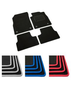 For Ford Galaxy (MK 3) 2006 to 2014 Tailored Car Floor Mats Black Carpet 6 pcs